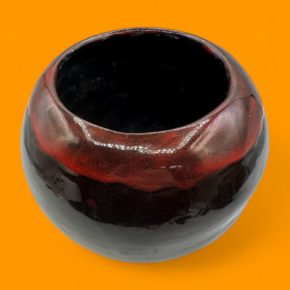 MCM Drip Glazed Tri-Footed Ceramic Flower Pot Planter
