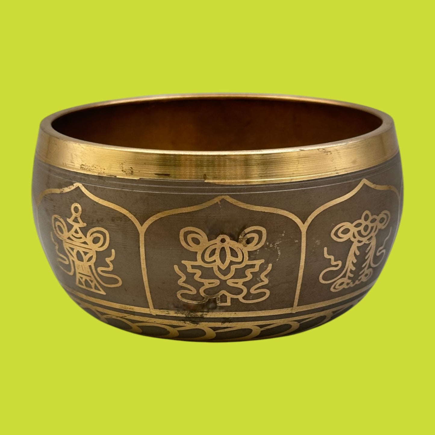 Brass Tibetan Buddhist Singing Bowl – Meditation & Healing 4.25" Replacement Bowl