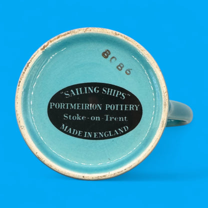 Vintage 1960's Portmeirion Pottery Sailing Ship Replacement Mug – Made in England