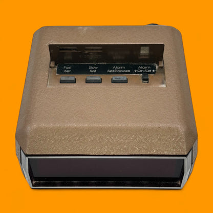 Vintage Micronta Digital Alarm Clock with Red LED Display