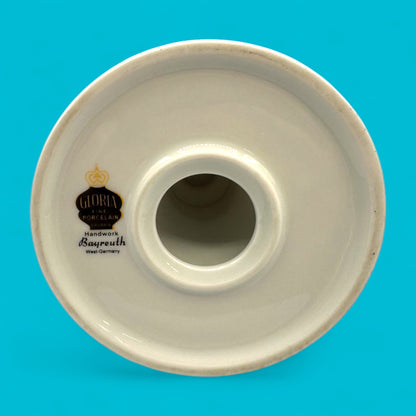Vintage Gloria Porcelain Candle Holders – Bayreuth West Germany