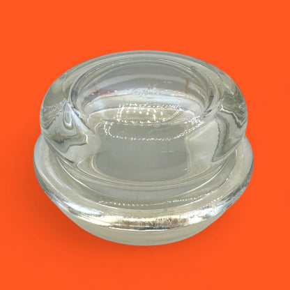 Anchor Hocking Vintage Glass Canister with Lid – Autumn Flowers Design 5.5”
