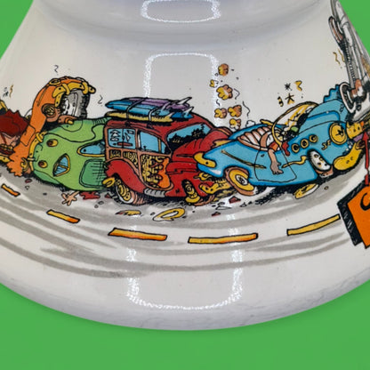 Vintage No Spill Mug – “Caution I Brake for Animals” John Lamb Replacement Mug