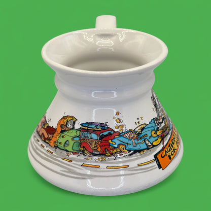 Vintage No Spill Mug – “Caution I Brake for Animals” John Lamb Replacement Mug