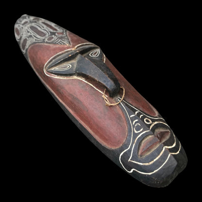 Papua New Guinea Sepik Ceremonial Mask Hand Carved Tribal Art