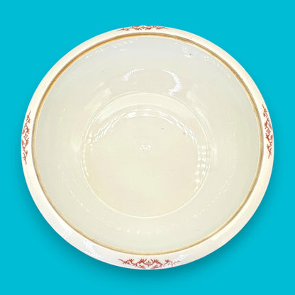 Vintage Chinese Mun Shou Porcelain Soup Tureen – Longevity Pattern Turquoise
