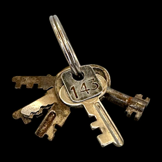 Vintage Keys on a Ring #143 Tag