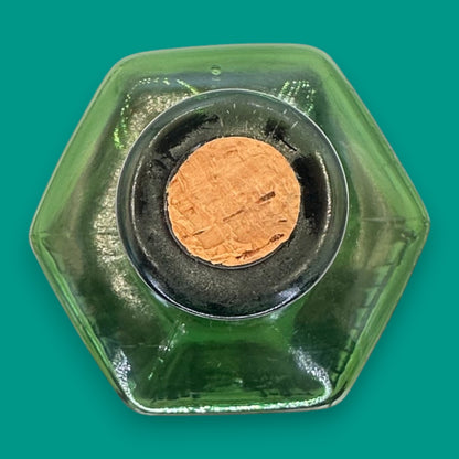 Antique Green Poison Bottle – Embossed “NOT TO BE TAKEN” Hexagonal 20oz