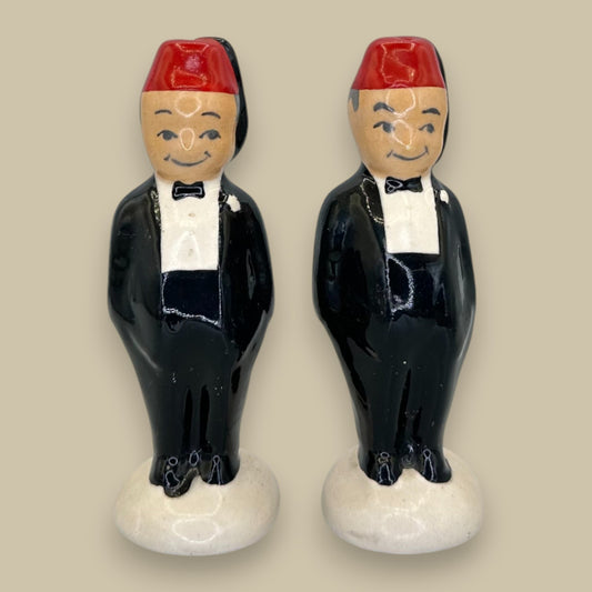 Vintage Shriner Salt & Pepper Shakers - RARE