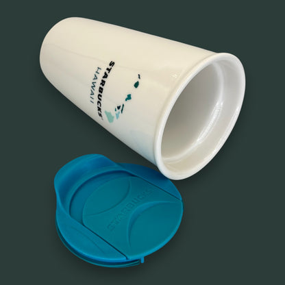 Starbucks Hawaii Ceramic Travel Mug - Hawaiian Islands - Replacement Mug 12 fl/oz