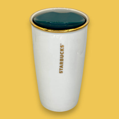 Starbucks Abstract Portrait Modern Blusher Ceramic Travel Mug - Replacment Mug 12 fl/oz (Copy)