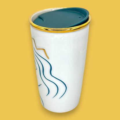 Starbucks 2017 Anniversary "Crown Siren" Ceramic Travel Mug - Replacement