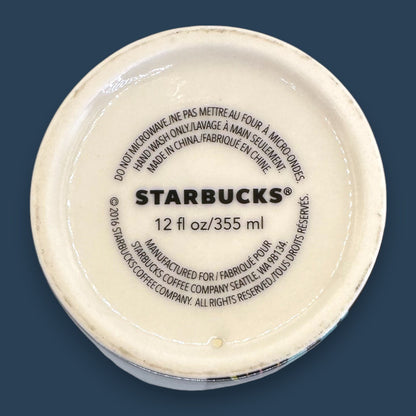 Starbucks Milton Glaser 25th Anniversary Siren Travel Mug