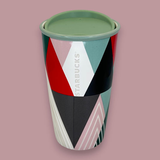 Starbucks Abstract Geometric Ceramic Travel Mug - Replacement Mug 12 fl/oz
