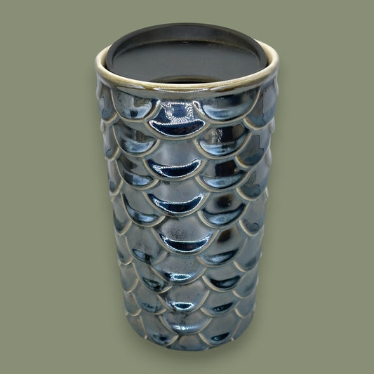 Starbucks Metallic Mermaid Scales Ceramic Travel Mug - Replacement Mug 10 fl/oz