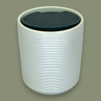 Starbucks Textured Green Diagonal Stripe Travel Mug - Replacement Mug 8 fl/oz