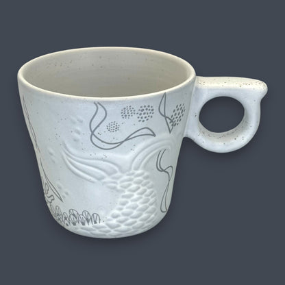 Starbucks Artisan Siren Mermaid Tail Relief Coffee Mug