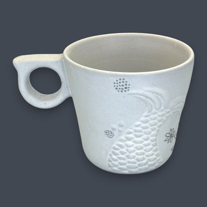 Starbucks Artisan Siren Mermaid Tail Relief Coffee Mug