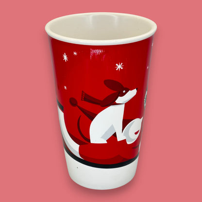 Vintage Starbucks Holiday Cheer Mug 2011 Red Collector's New Bone China