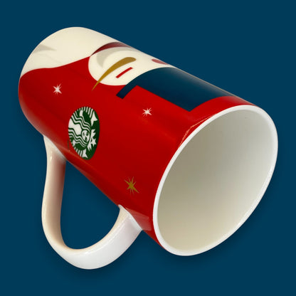 Starbucks Vintage Snowman Barista Mug Collectible  2012 Holiday Edition