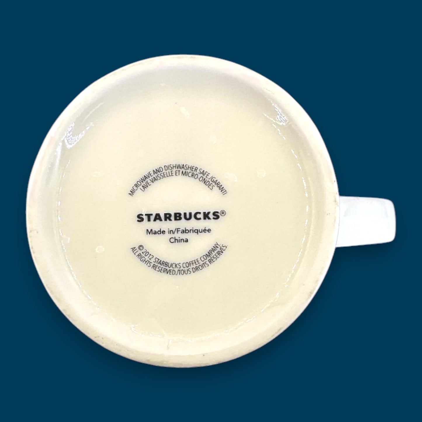 Starbucks Vintage Snowman Barista Mug Collectible  2012 Holiday Edition