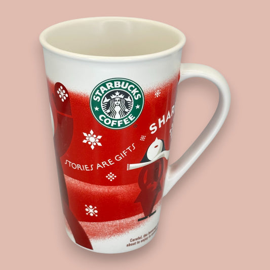 Rare Starbucks Iconic Holiday Story Mug 2010 New Bone China - Replacement Mug