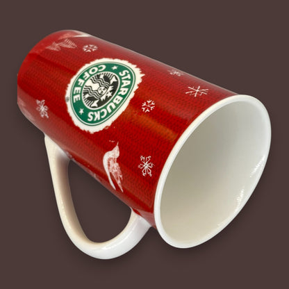 Vintage Starbucks Holiday Mug Collector’s Edition Red Knit Ceramic - Replacement Mug