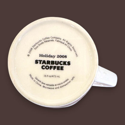 Vintage Starbucks Holiday Mug Collector’s Edition Red Knit Ceramic - Replacement Mug