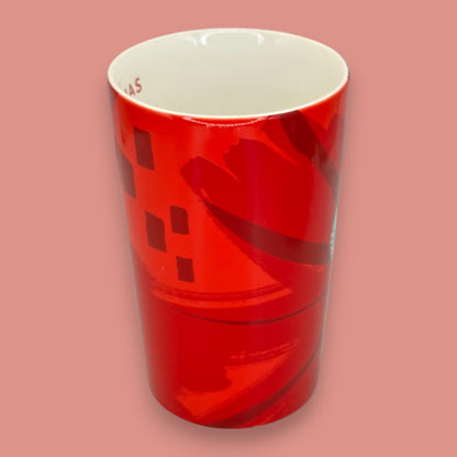 Vintage Starbucks Christmas Blend Mug 2014 Red Ceramic Seasonal Replacement Mug