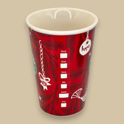 Starbucks Vintage 2014 Christmas Blend Seasonal Replacement Mug
