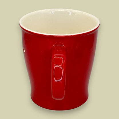 Starbucks 2008 Red Holiday Ceramic Coffee Mug 14 fl oz - Replacement Mug Seasonal