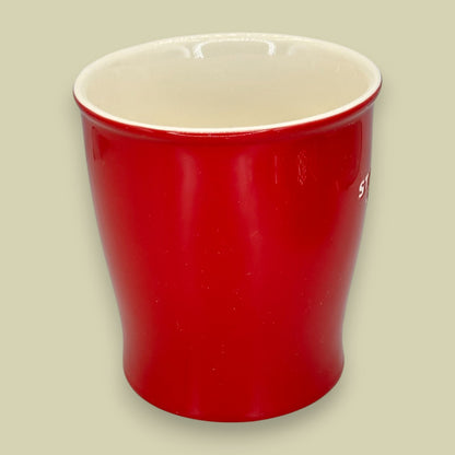 Starbucks 2008 Red Holiday Ceramic Coffee Mug 14 fl oz - Replacement Mug Seasonal