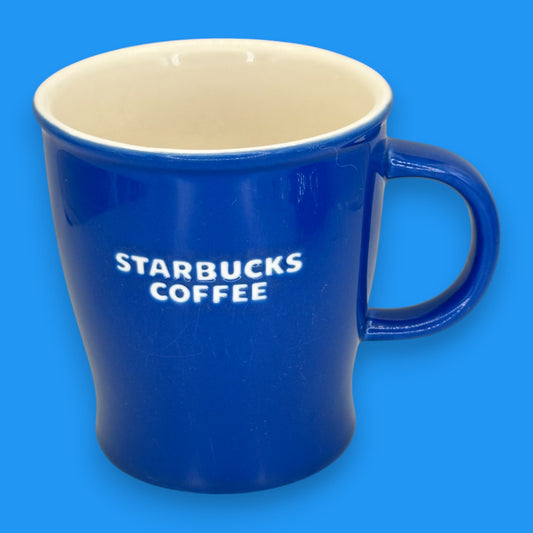 Vintage 2009 Starbucks Mug in a Rich Cobalt Blue -New Bone China Replacement Mug