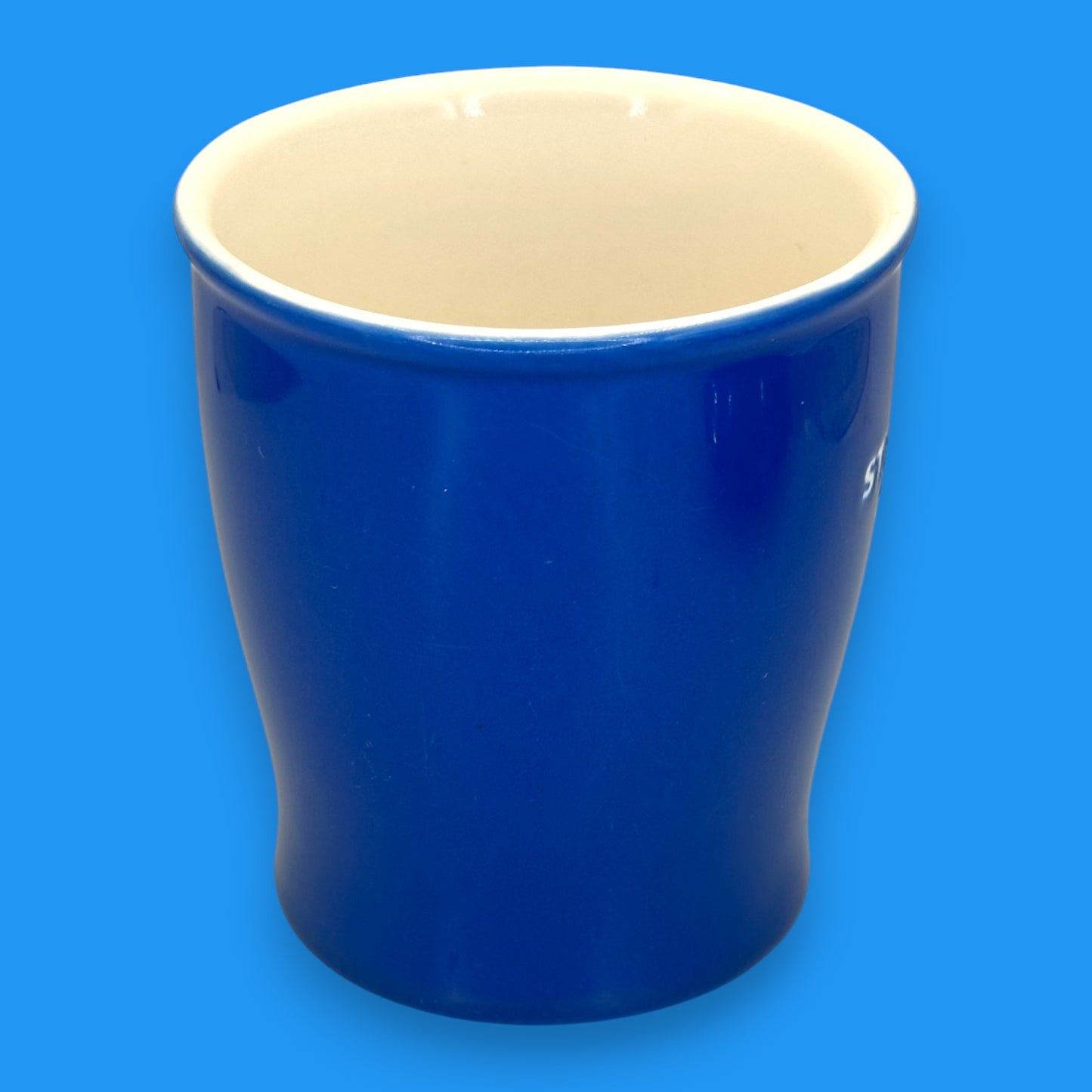 Vintage 2009 Starbucks Mug in a Rich Cobalt Blue -New Bone China Replacement Mug