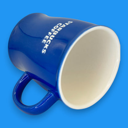Vintage 2009 Starbucks Mug in a Rich Cobalt Blue -New Bone China Replacement Mug
