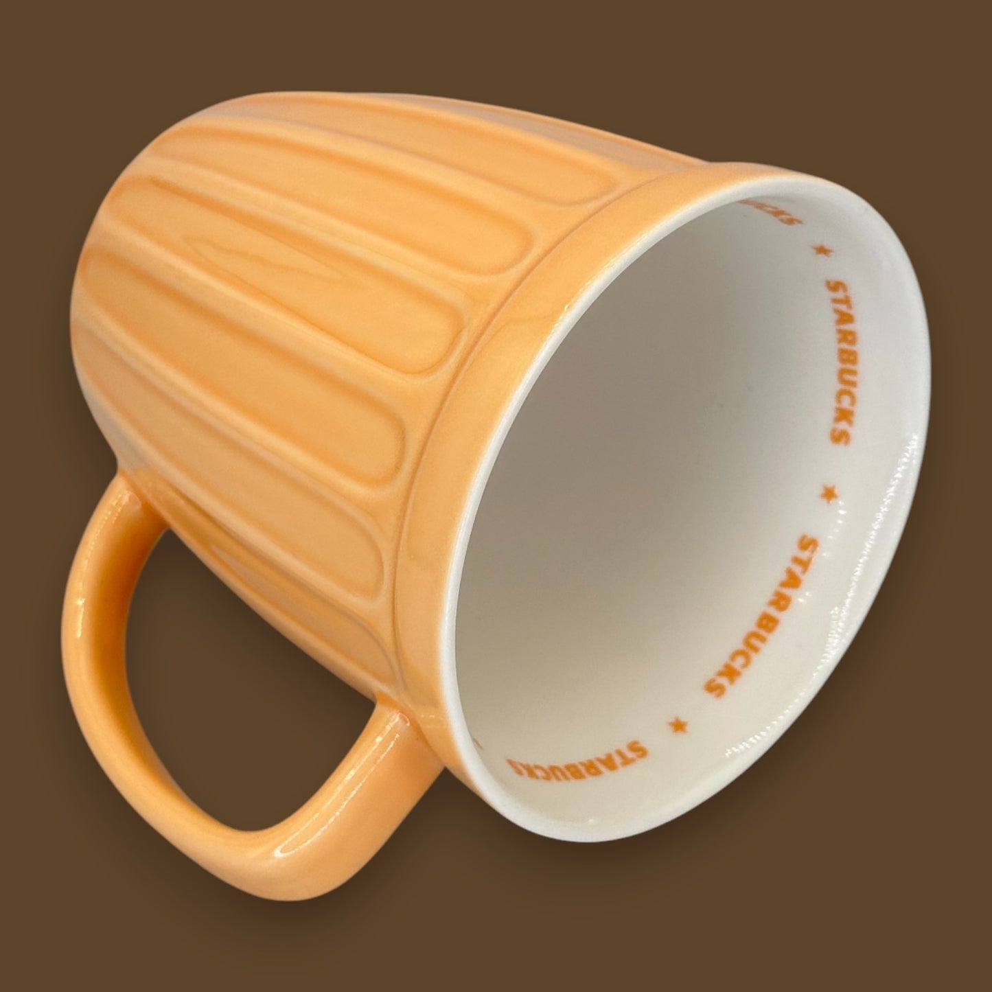 Starbucks Orange / Peach Ceramic Mug 2006 - Replacement Mug