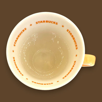 Starbucks Orange / Peach Ceramic Mug 2006 - Replacement Mug