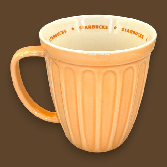 Starbucks Orange / Peach Ceramic Mug 2006 - Replacement Mug