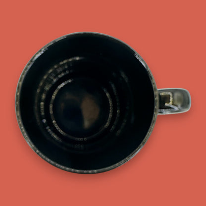 Vintage Kahlúa Black Ceramic Bear Logo Coffee Mug 12 oz
