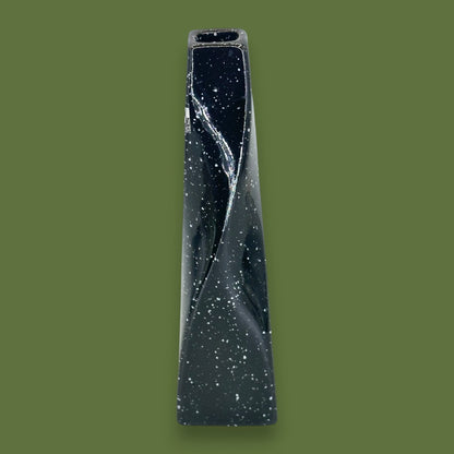 Black Japanese Vase – Kyoei Japan Twisted Ceramic Flower Vase