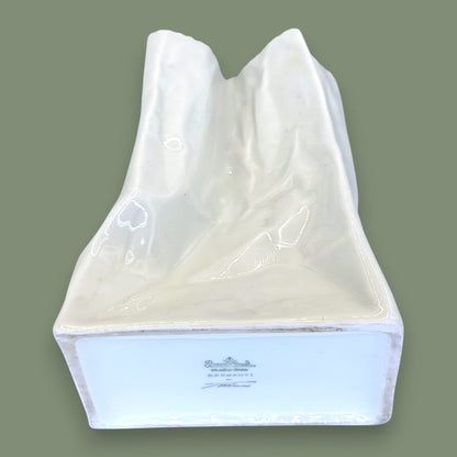 Rosenthal Germany Paper Bag Vase – Vintage 1970s Studio-Line by Tapio Wirkkala