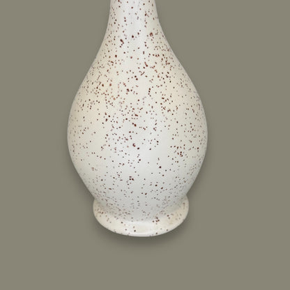 Tall Ceramic Vase – Vintage Speckled Studio Pottery by MYRA