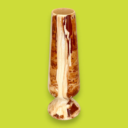 Vintage Brown Ceramic Vase – 1980’s