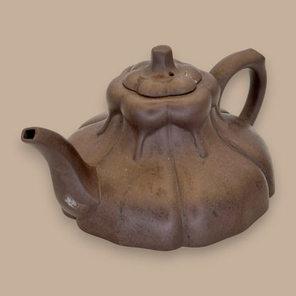 Chinese Yixing Zisha Clay Gourd Teapot with Lid - Antique China Teapot