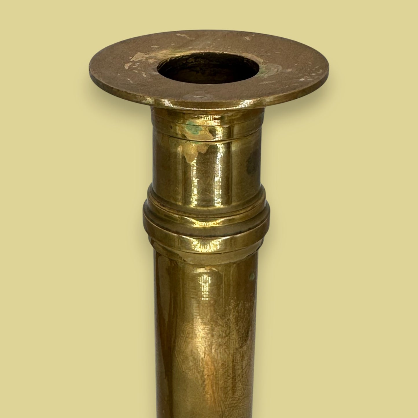 Pair of Vintage Brass Candlestick Holders – Elegant Taper Candle Stands
