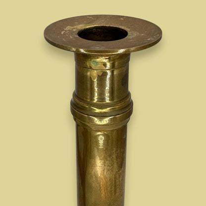 Pair of Vintage Brass Candlestick Holders – Elegant Taper Candle Stands