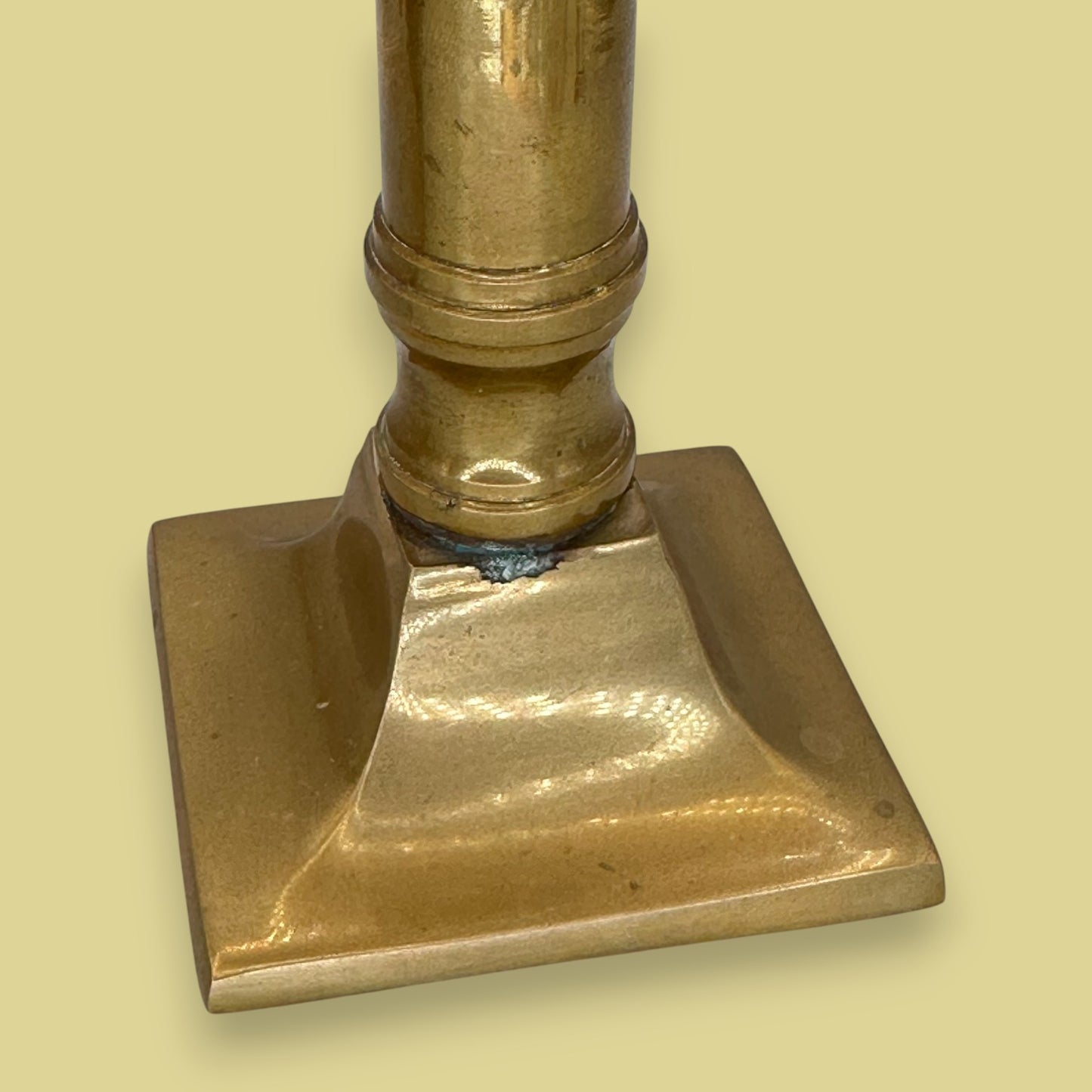Pair of Vintage Brass Candlestick Holders – Elegant Taper Candle Stands