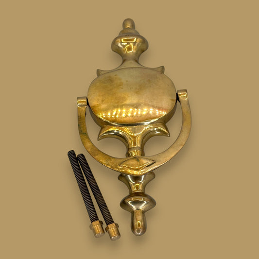 Vintage Solid Brass Door Knocker – Classic Decorative Hardware