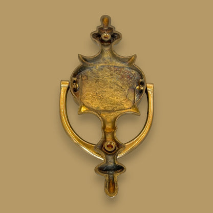 Vintage Solid Brass Door Knocker – Classic Decorative Hardware
