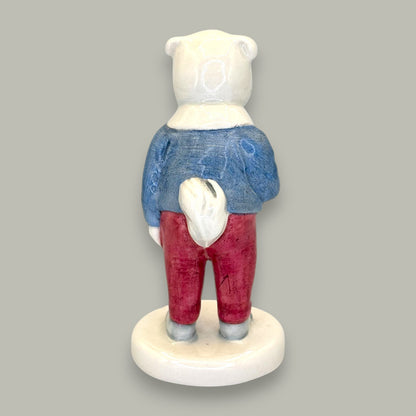 Algy Pug Figurine – Rupert and His Friends Collection (1981) Beswick England